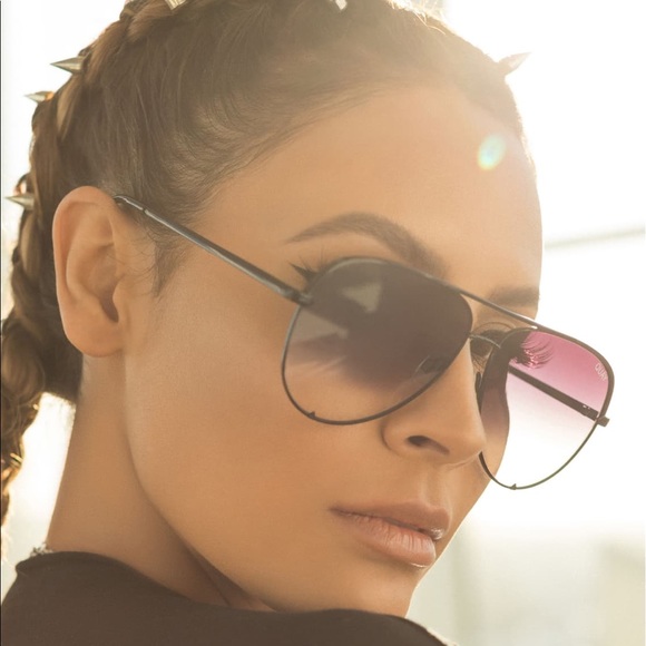 Quay Australia Accessories - Quay x Desi Perkins Black Fade High Key Sunglasses